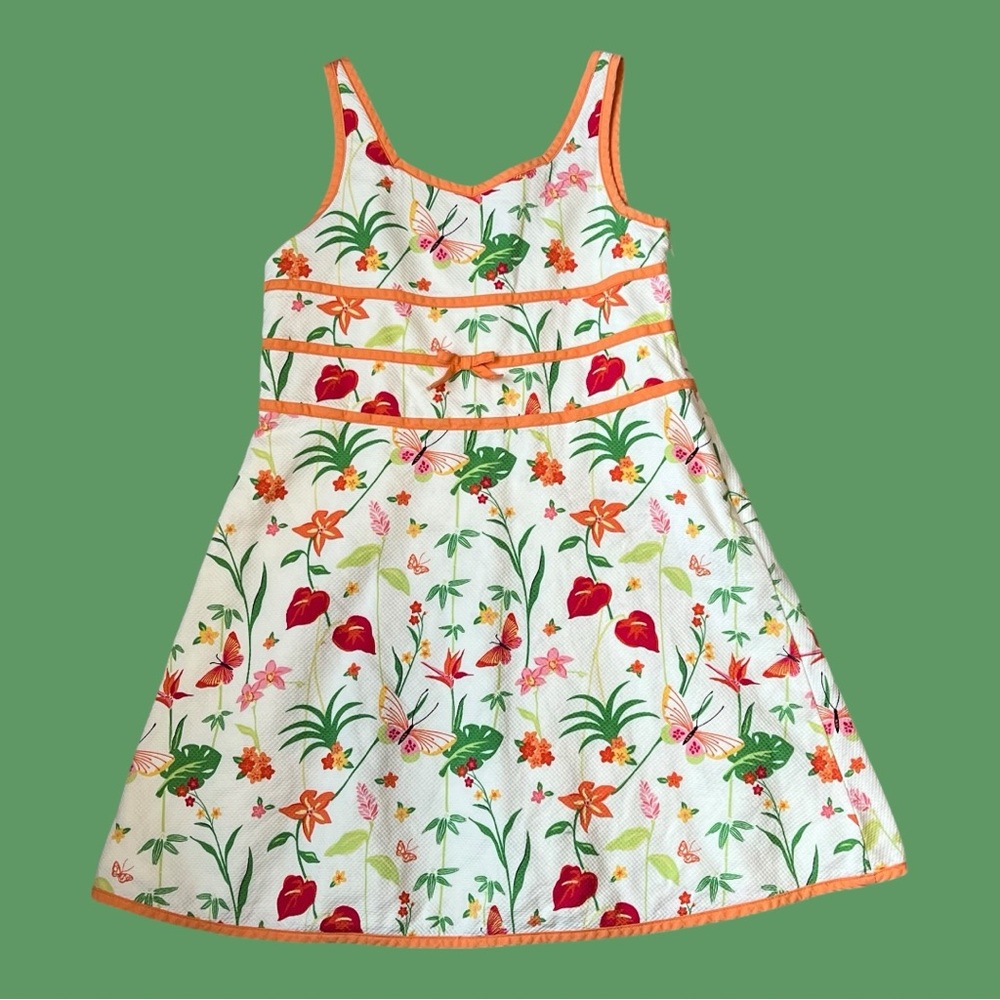 Floral Print Kids Dress - Multicolor